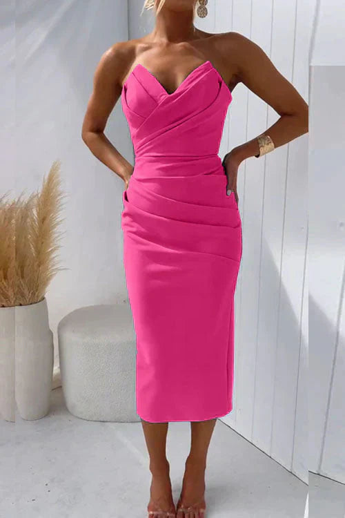 Backless Midi Dress