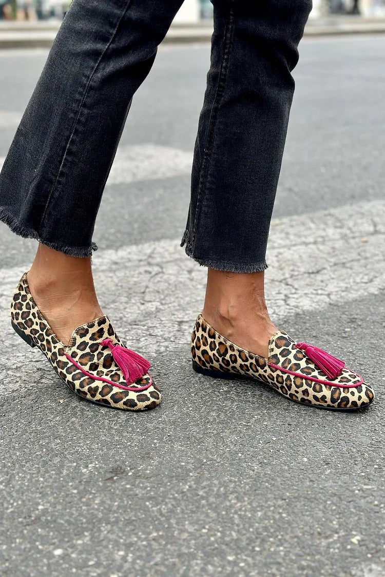 Trendy Real Leather Loafers