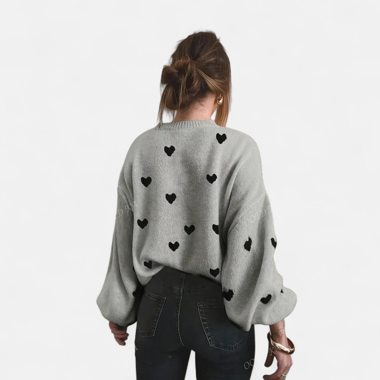 Hearts Wool Sweater