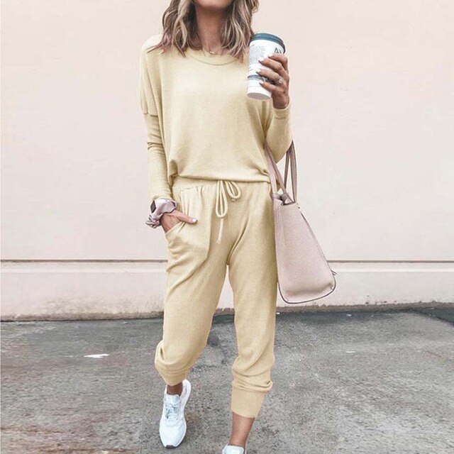 Women’s Two Piece Casual Matching Loungewear Sets