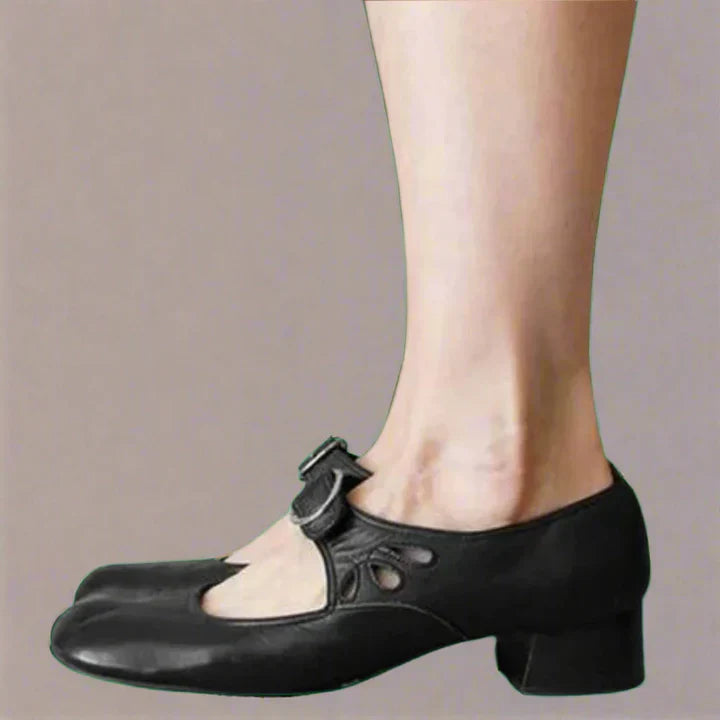 Zapatos de tacón Mary Jane ortopédicos cómodos