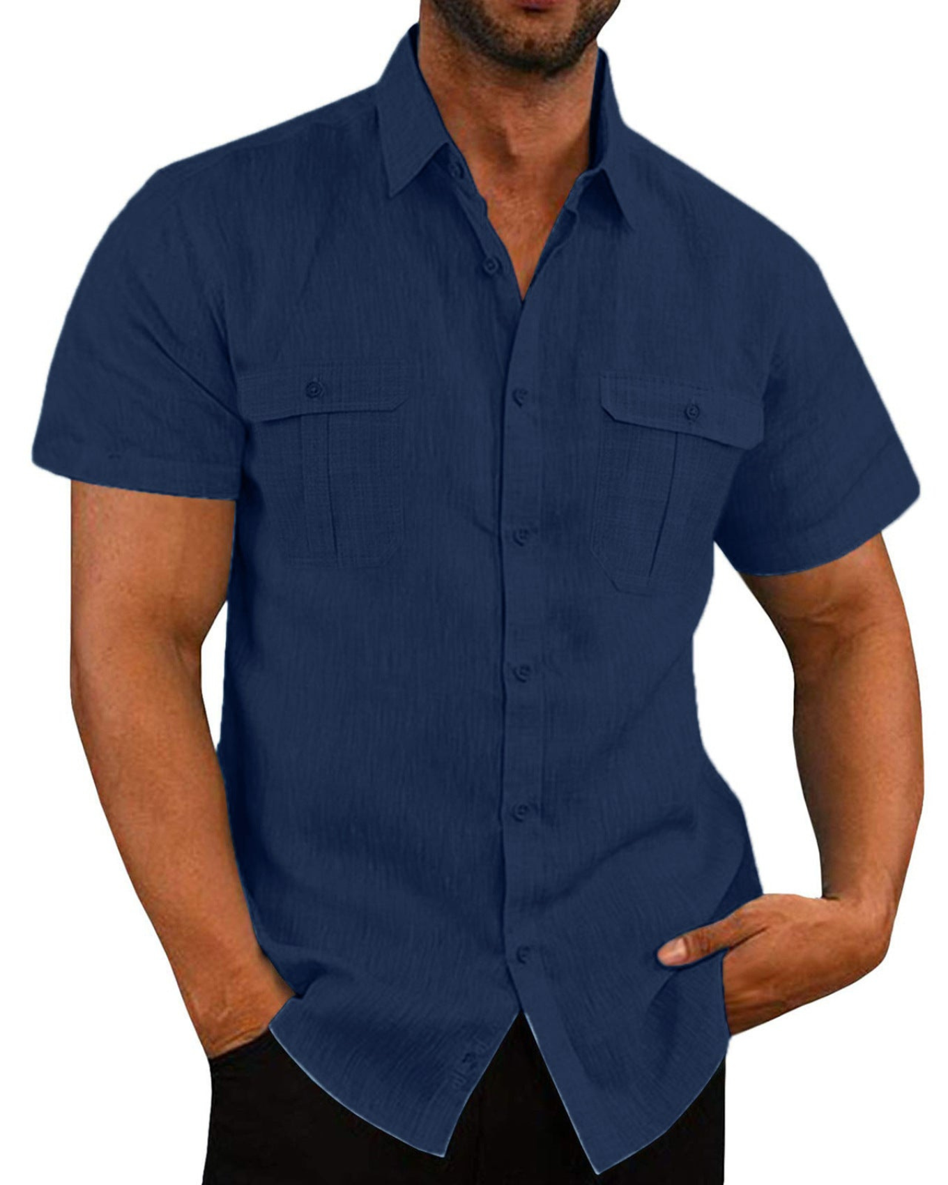 Casual Button-Up Shirt