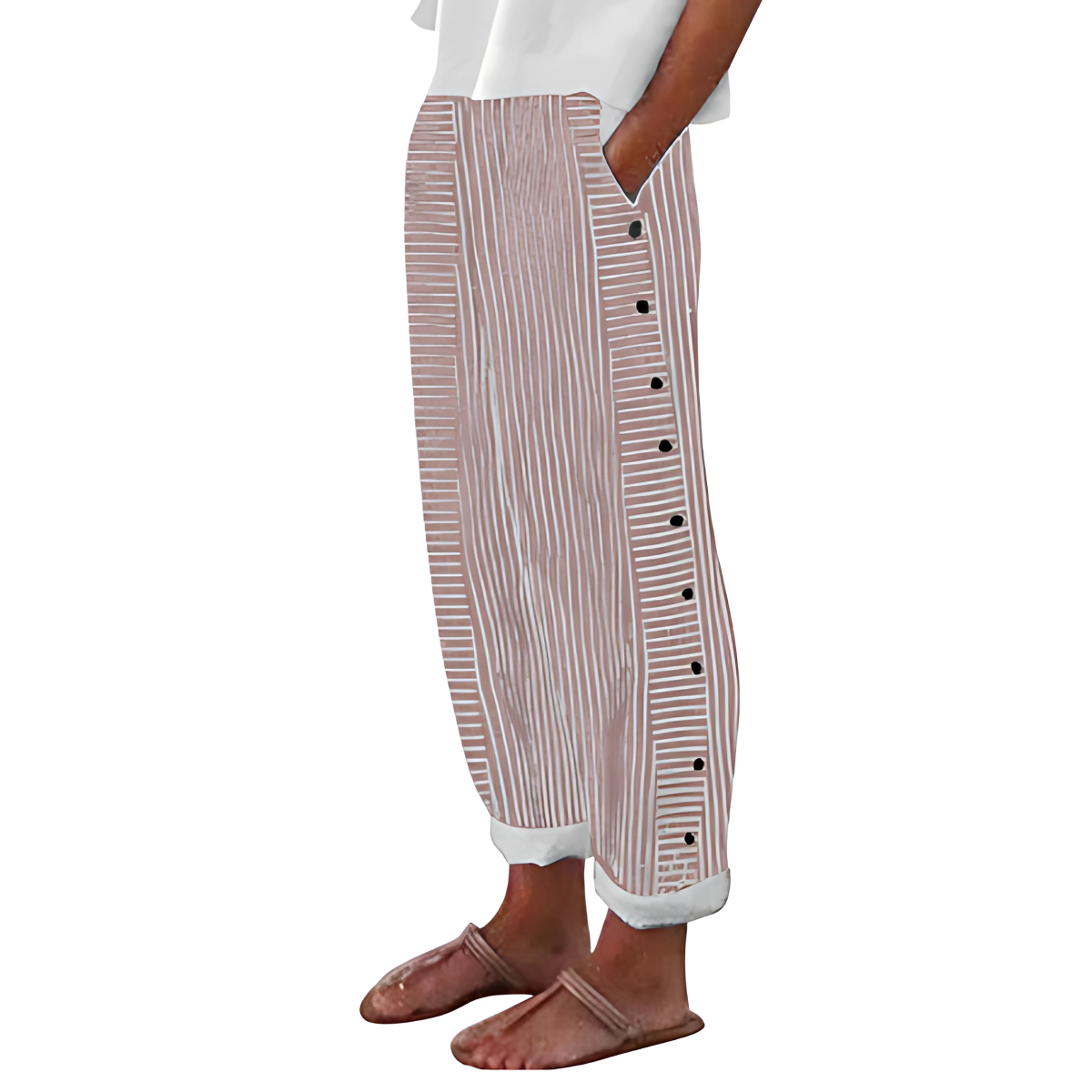 Stylish Summer Striped Pants
