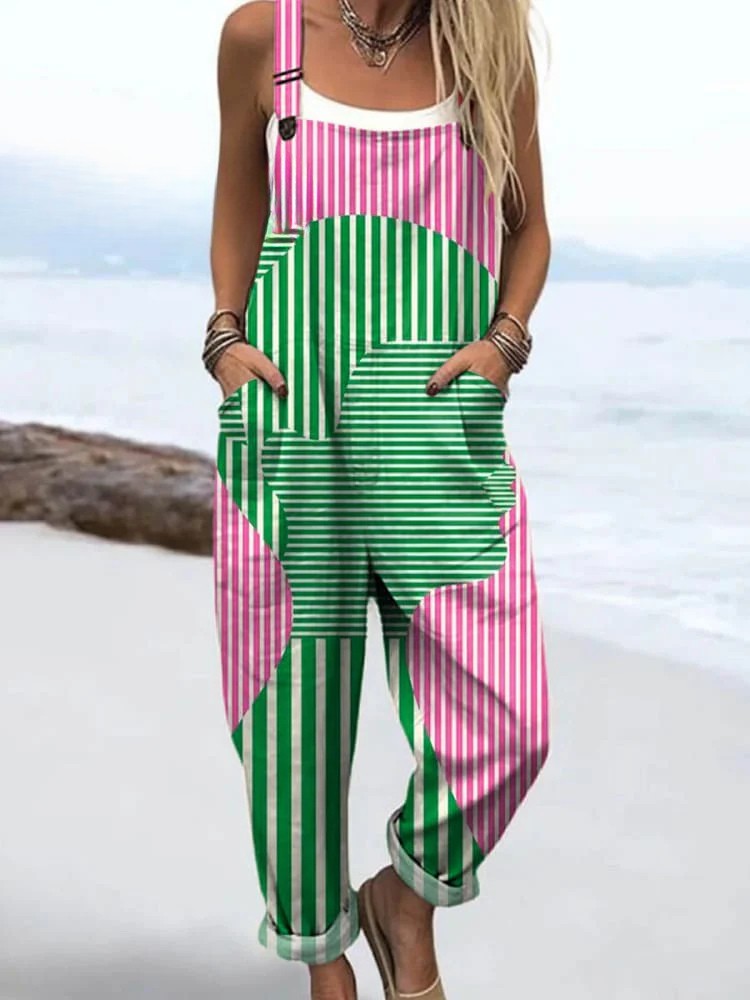 Abstract Shape Jumpsuit