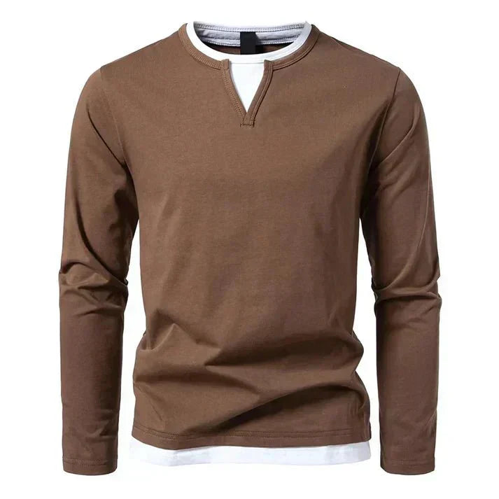 Premium Long Sleeve Shirt Made from Combed Cotton