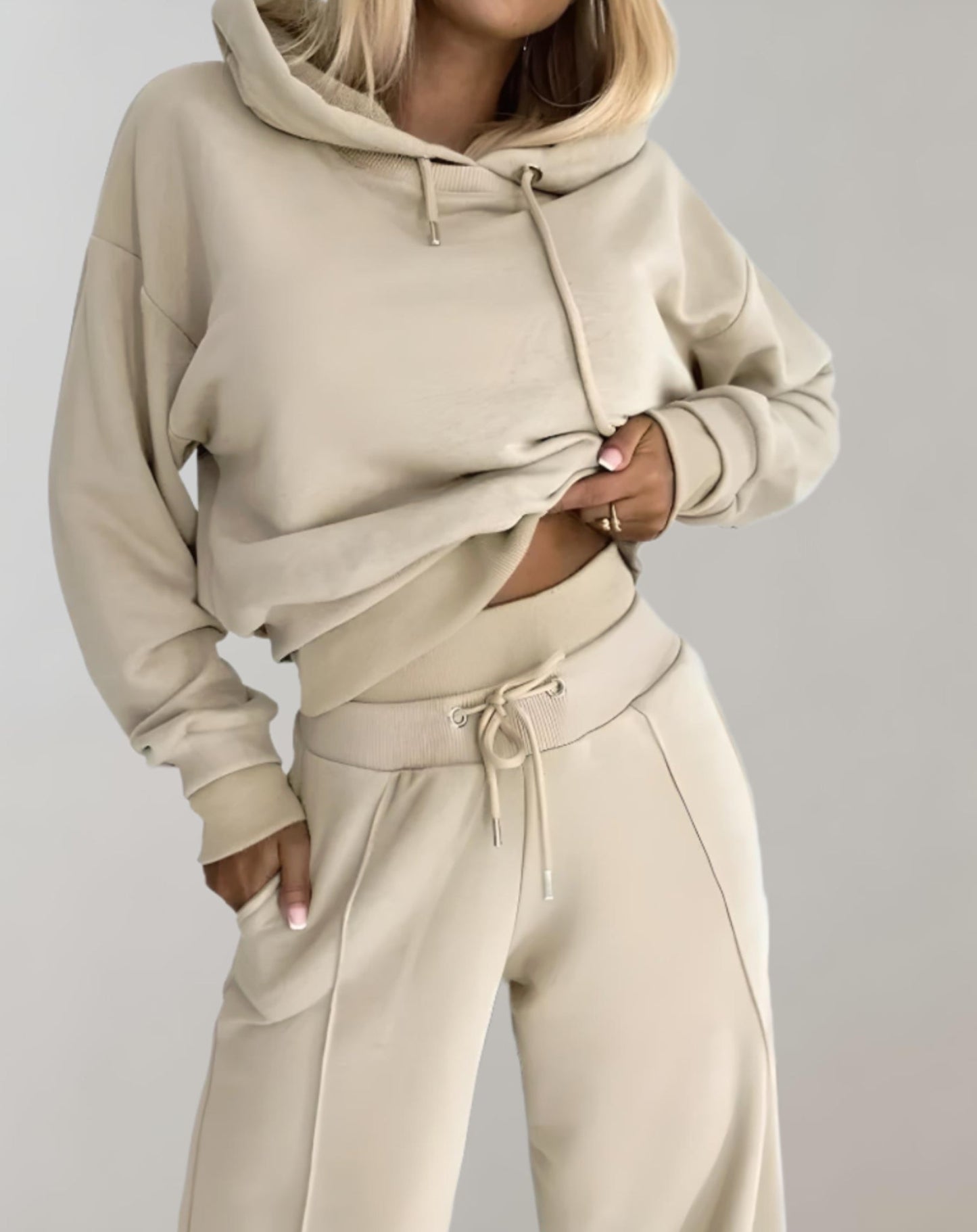 Women's Casual Hoodie Tracksuit Set