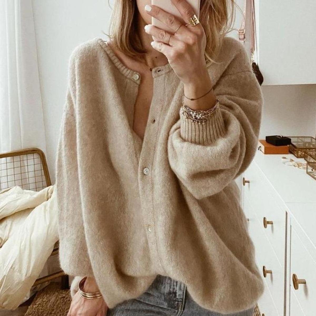 Women’s Cozy Button Knit Cardigan