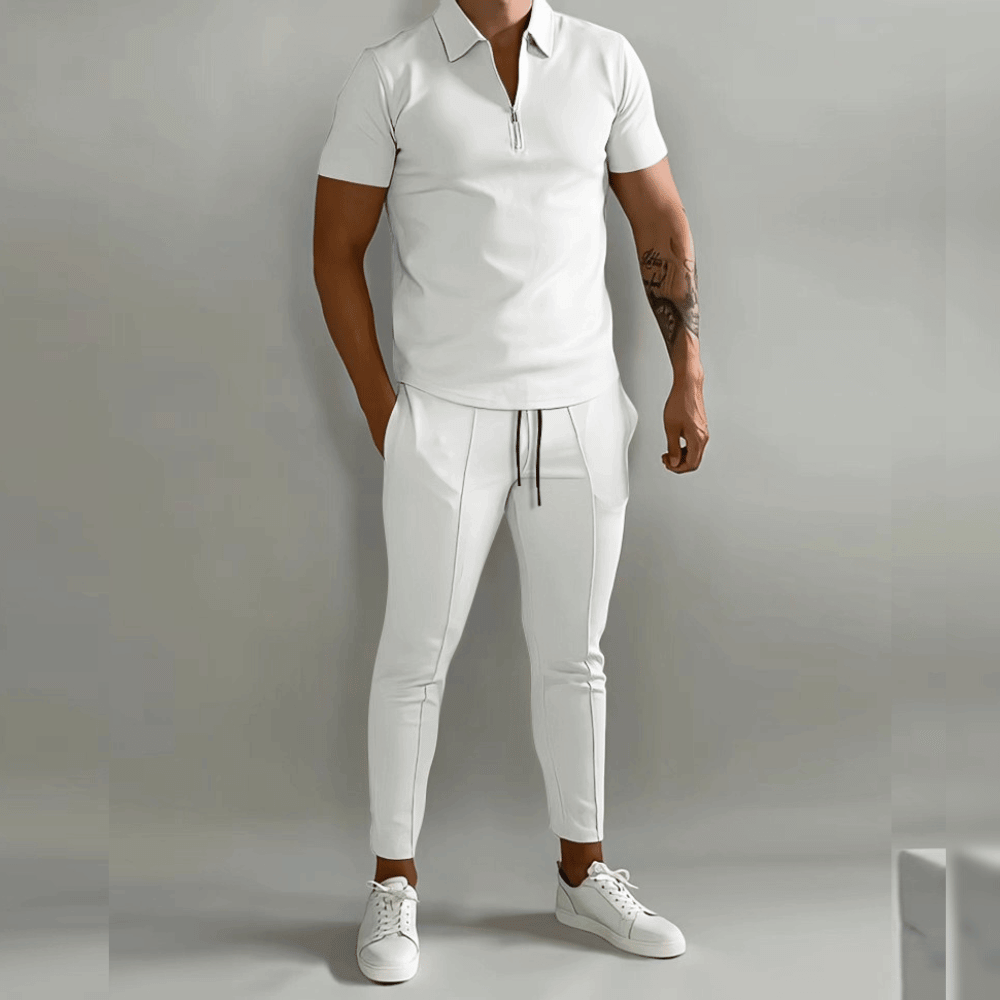 Men’s Casual Short Sleeve Two Piece Set