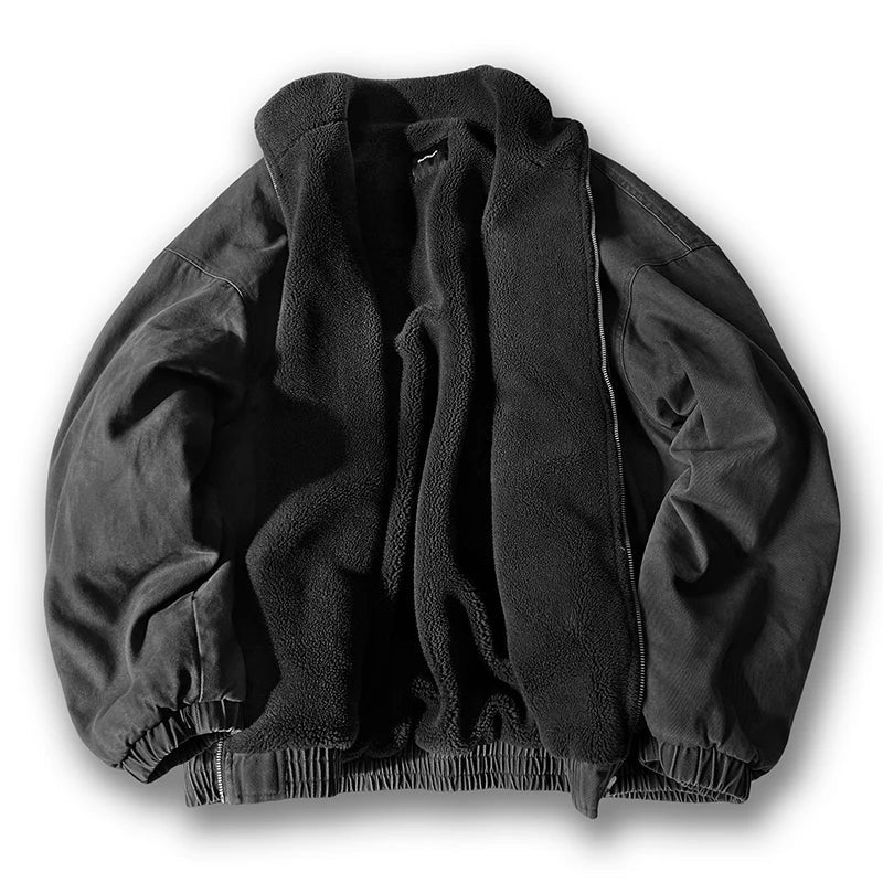 Chaqueta casual de invierno con cremallera para hombre