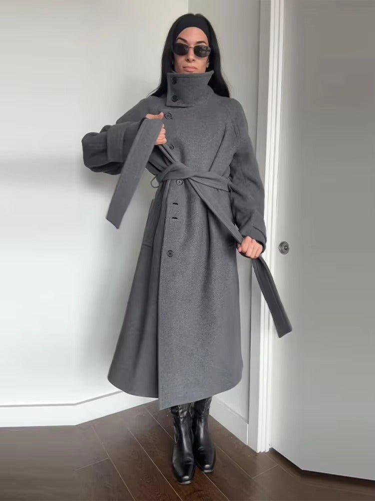 Women’s Winter Belted Cold Trench Coat