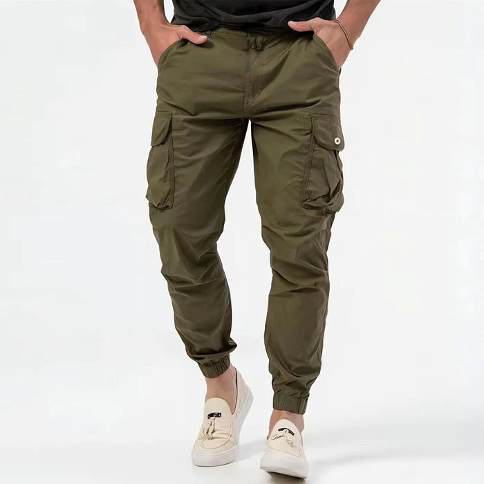 Pantalones cargo ligeros casuales para hombre