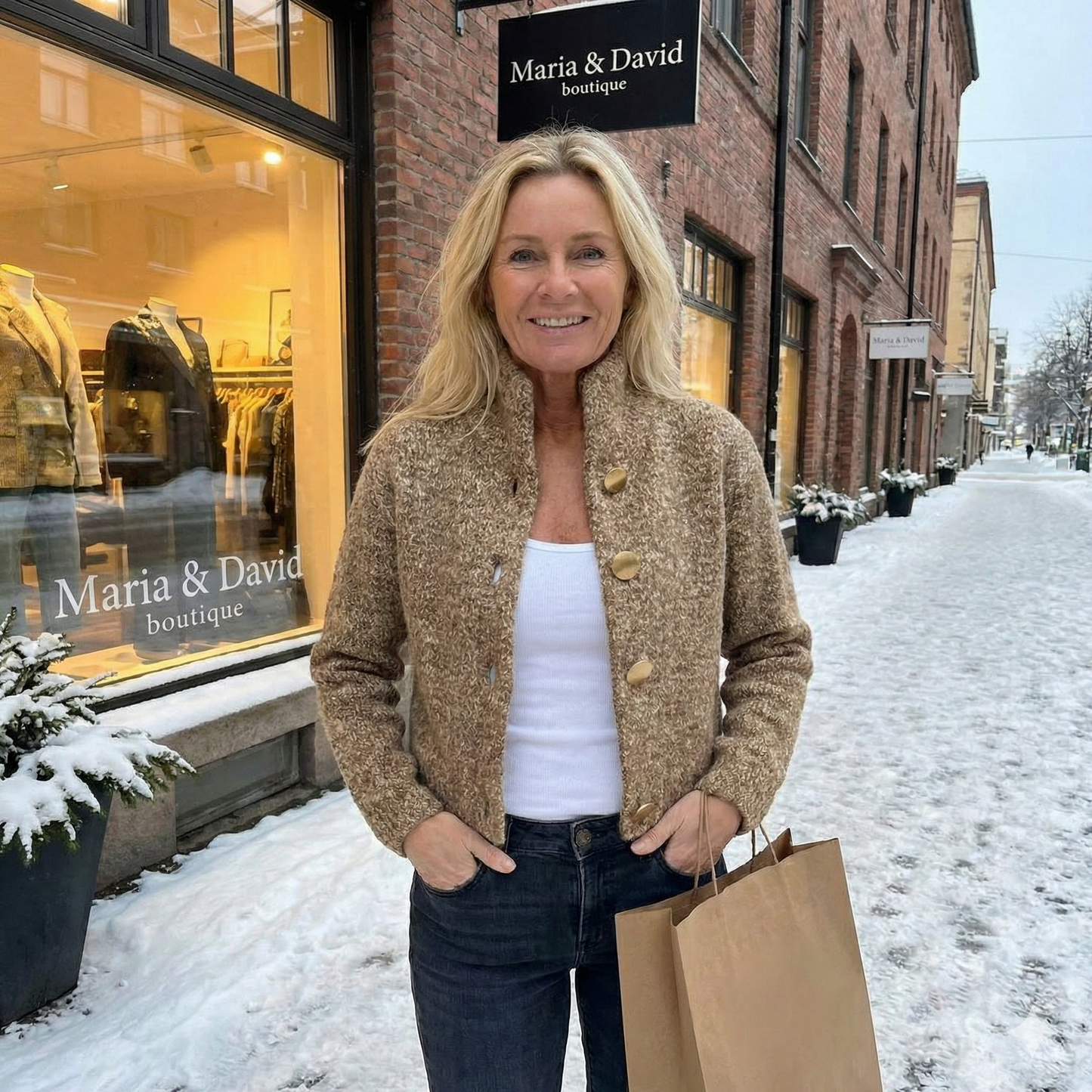 Elegant Knit Jacket