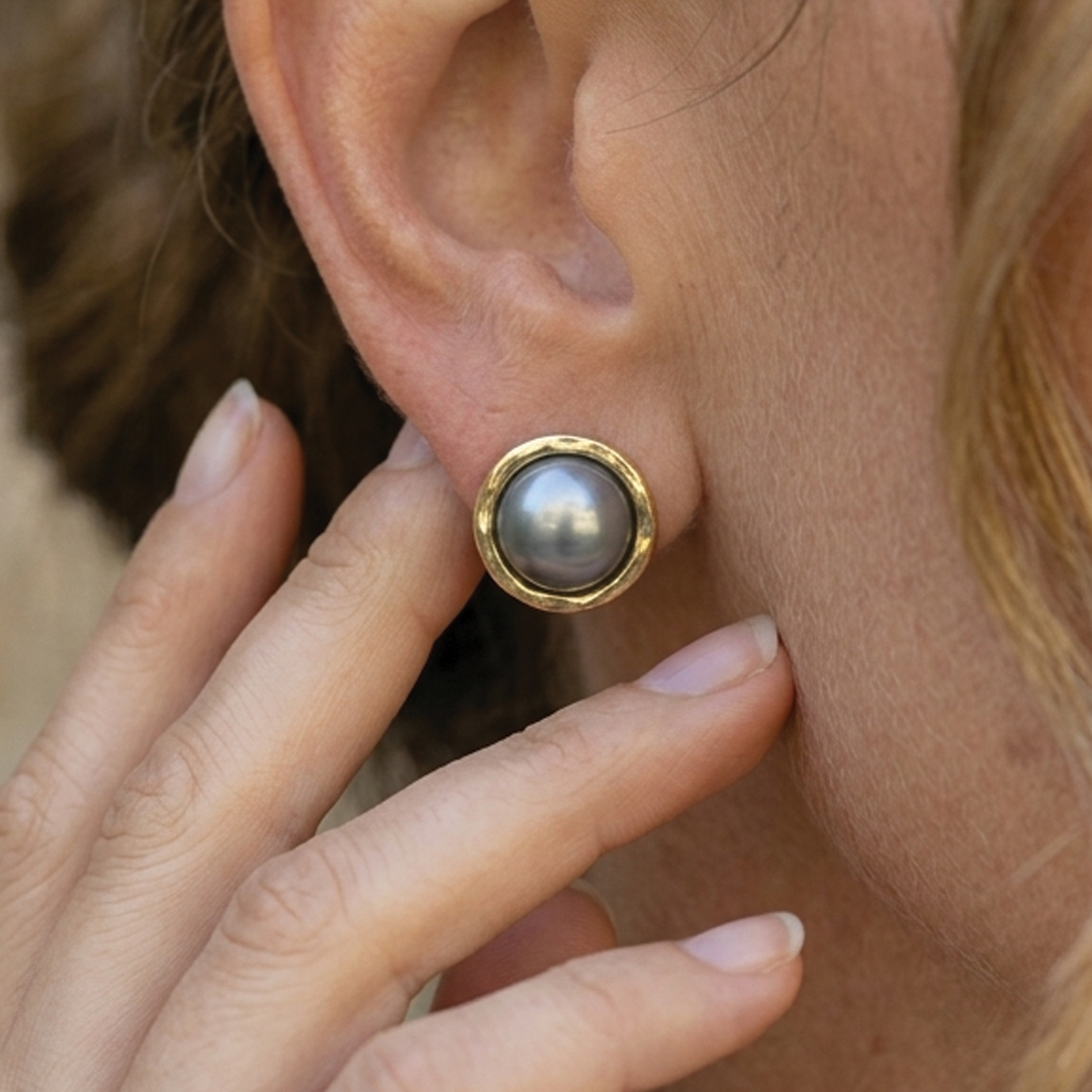 Pearl Stud Earrings