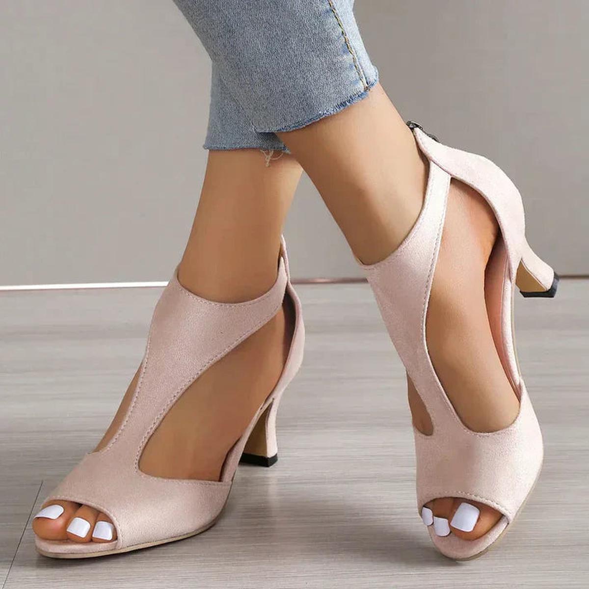 Women’s Ankle Strap Open Toe Heels