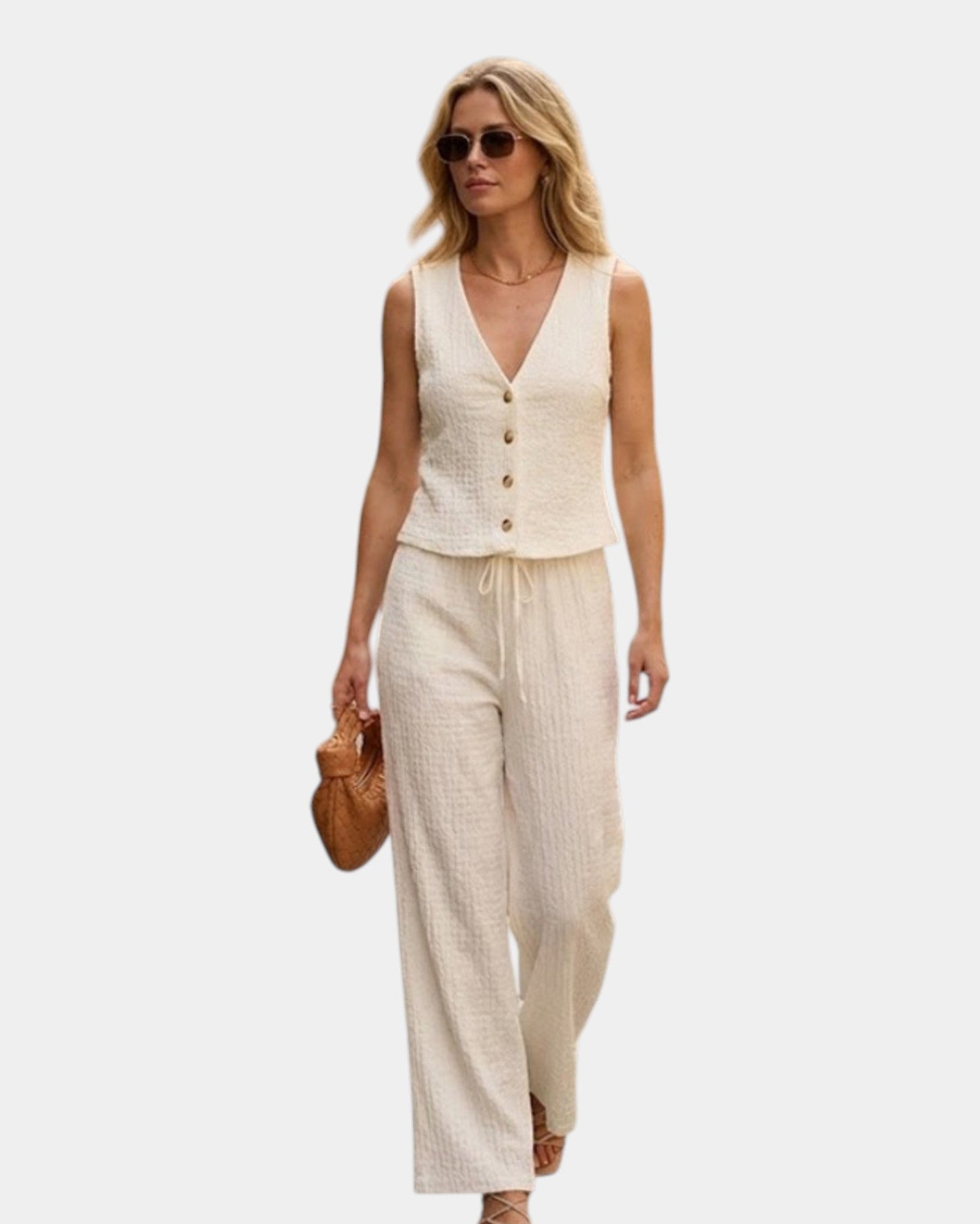 Vivette | Elegant Pants and Top Set