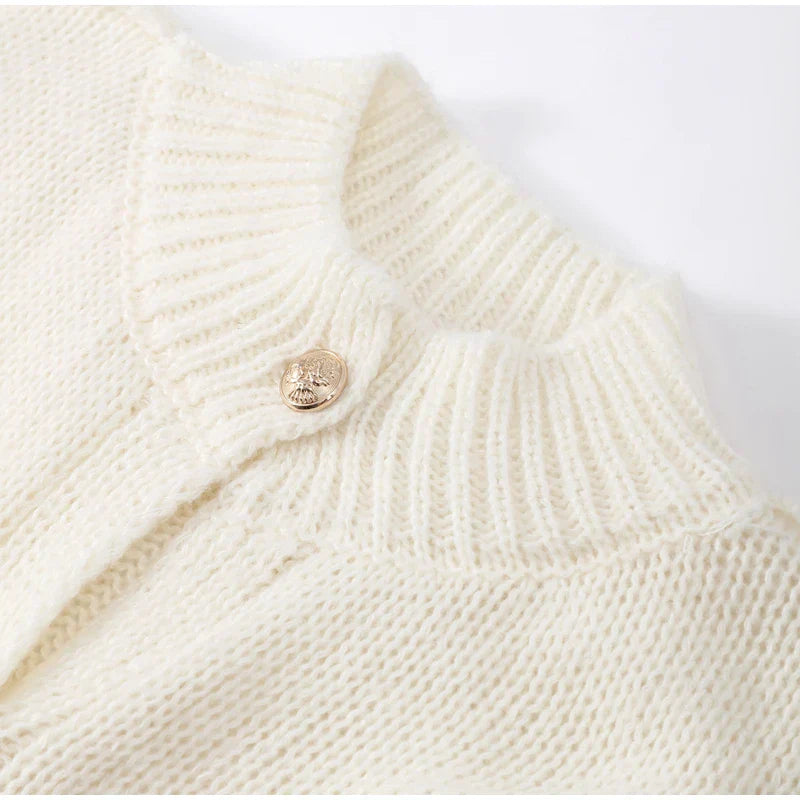 Women’s Winter Relaxed Fit Knit Button Cardigan