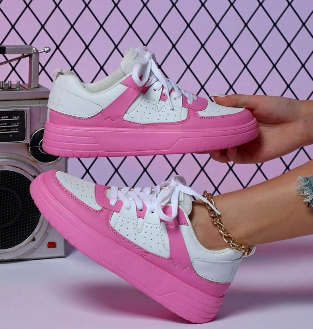 Zapatillas casual coloridas para mujer