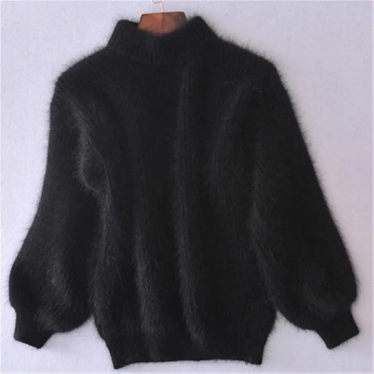 Women’s Trendy Warm High Neck Knit Sweater