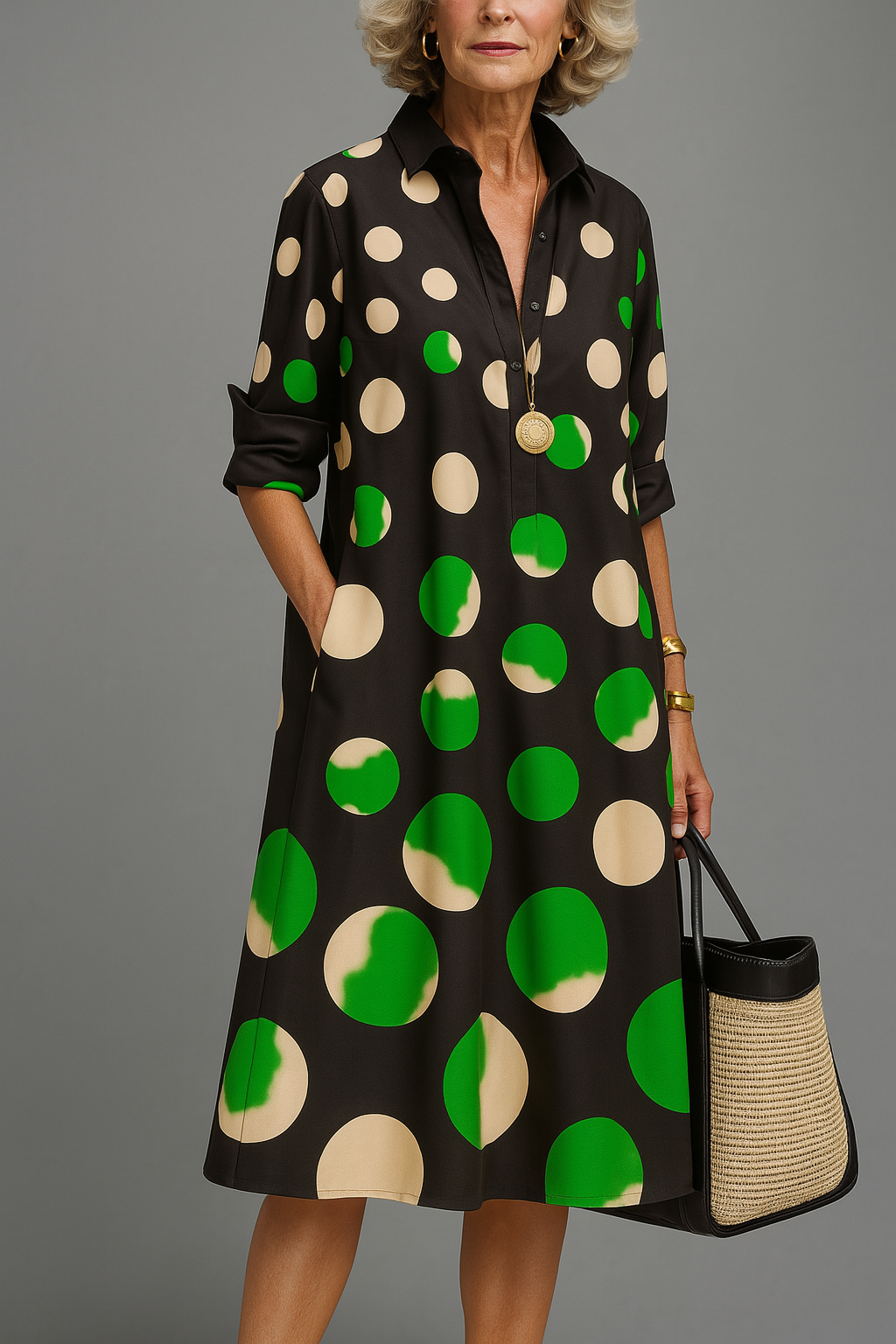 Naomi | Elegant & Refined Midi Dress