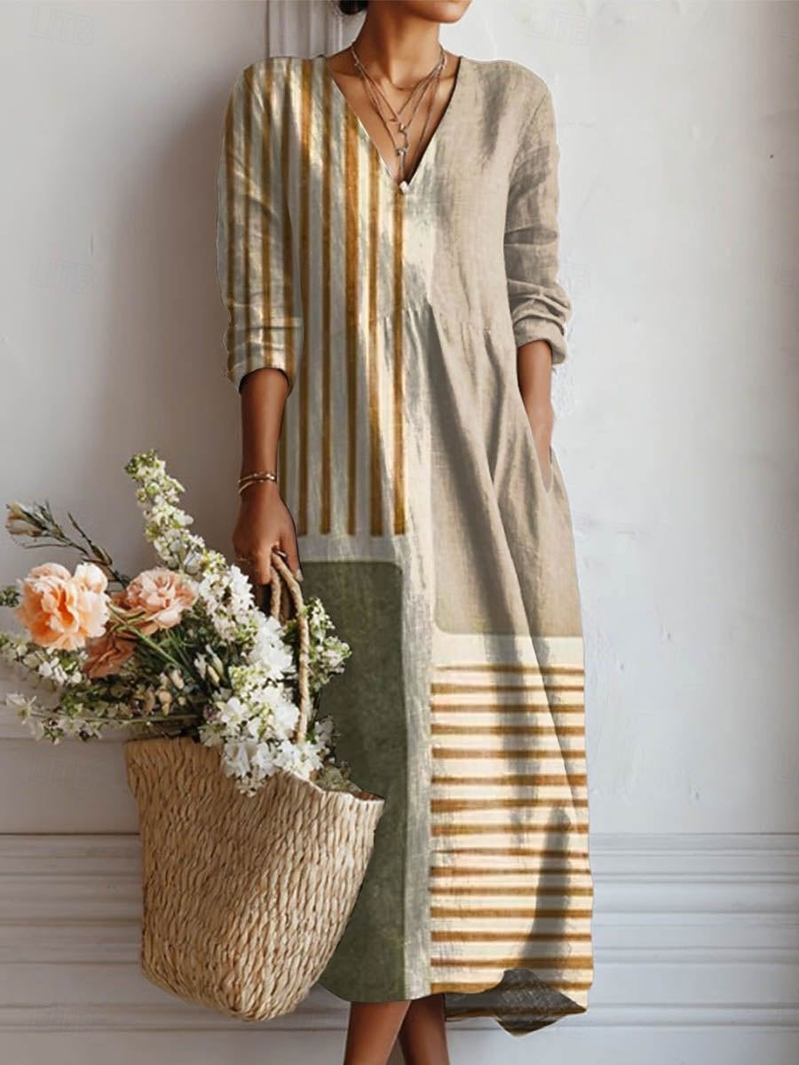 Elena | Elegant Bohemian Maxi Dress