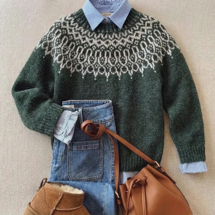 Timeless Nordic Pattern Sweater