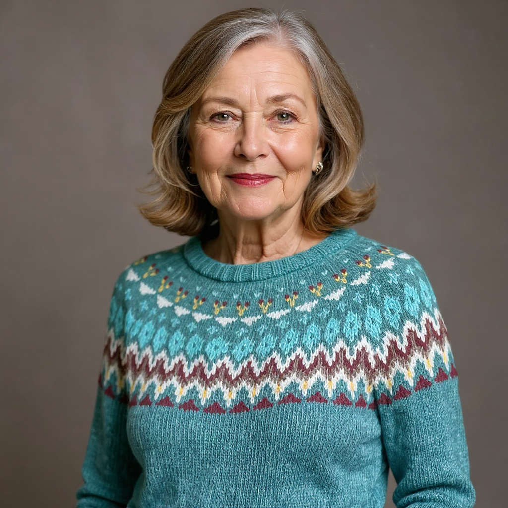 Colorful Nordic Pattern Sweater