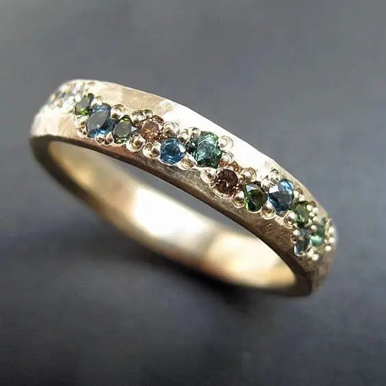 Gemstone Band Ring