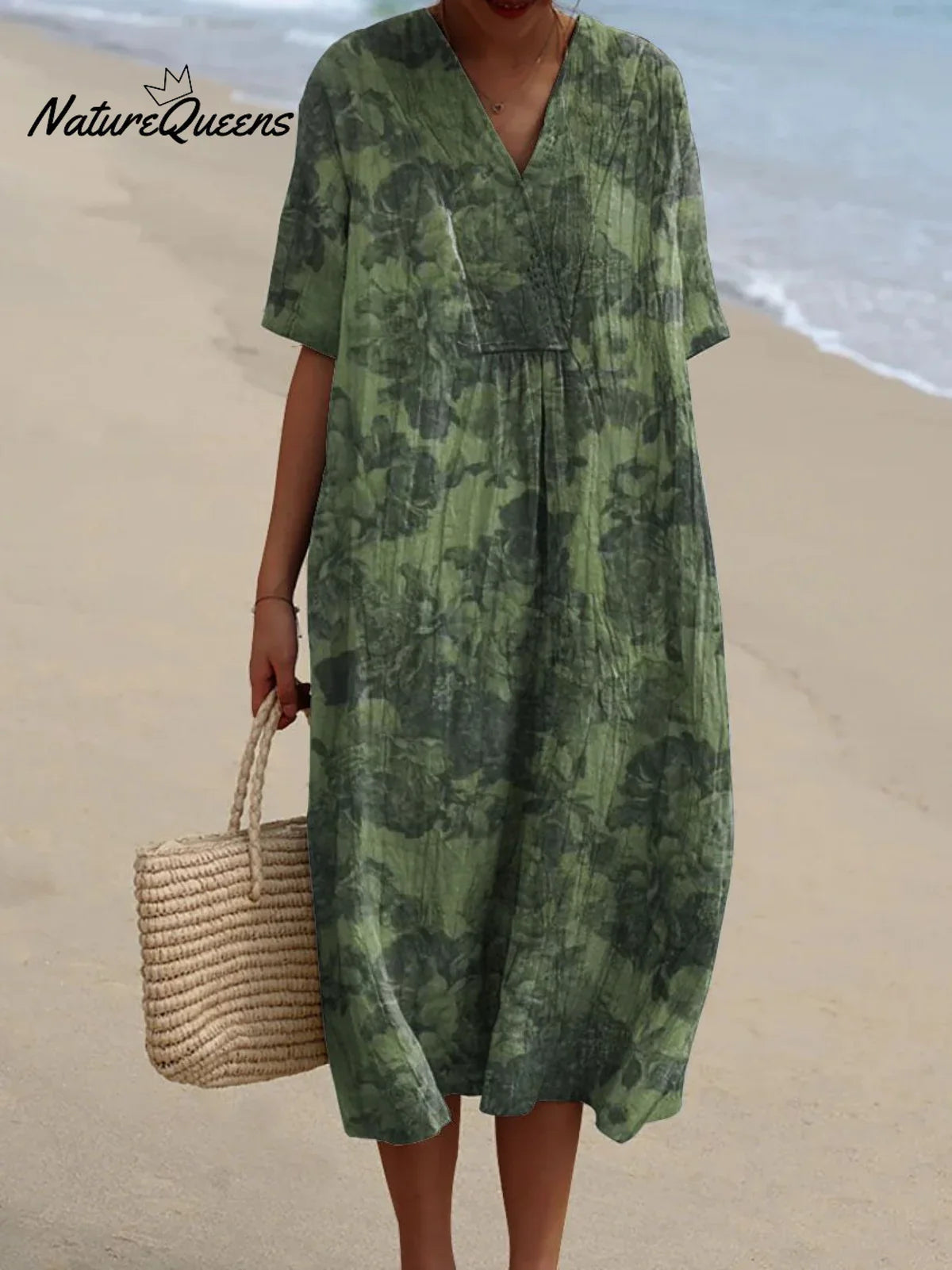 Vintage Floral Maxi Dress