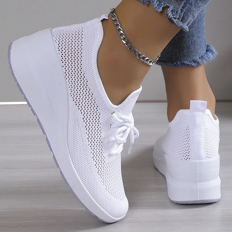 LuxeSpark Platform Walking Shoes