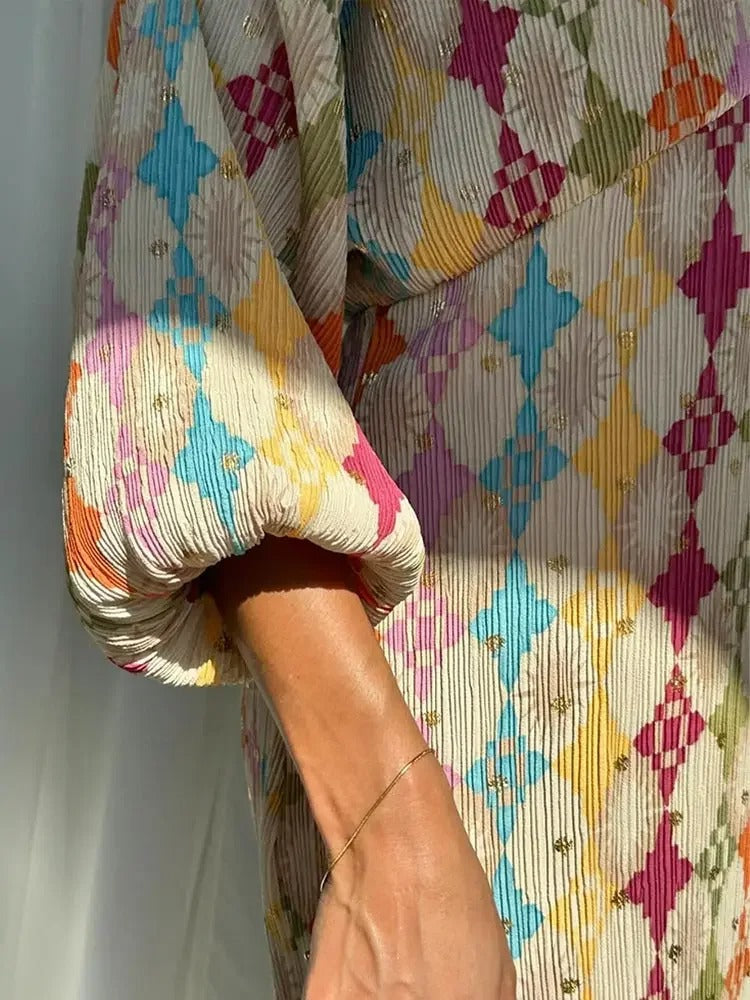 Women’s Spring Colorful Two-Piece Casual Set