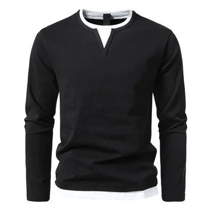 Premium Long Sleeve Shirt Made from Combed Cotton