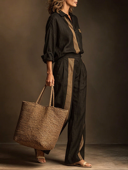 Marisol | Two-Piece Set, Retro Striped