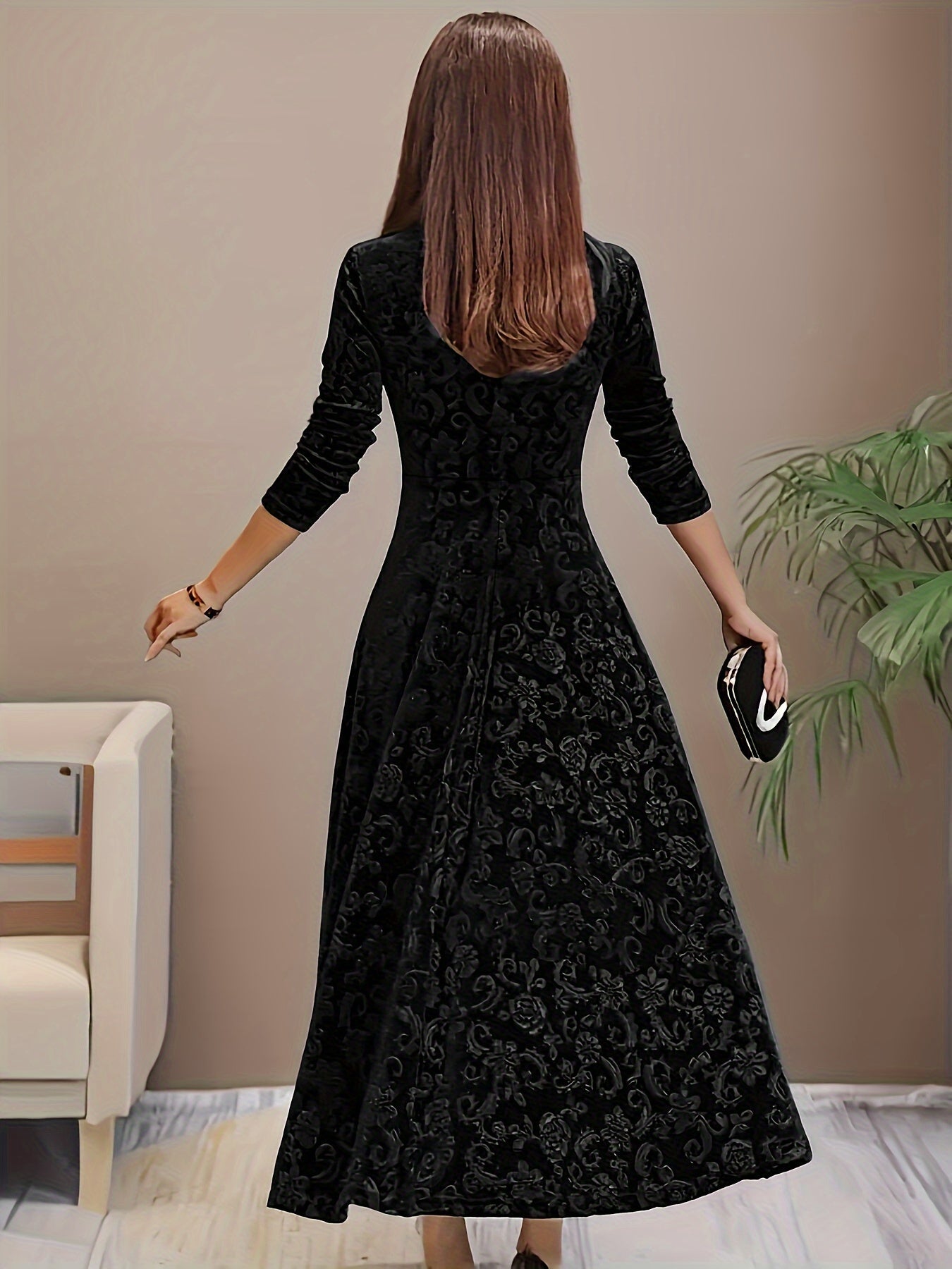 Women’s Square Neck Party Dress