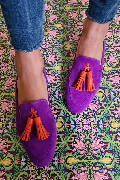 Suede Loafers