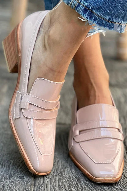 Pink Real Leather Loafer