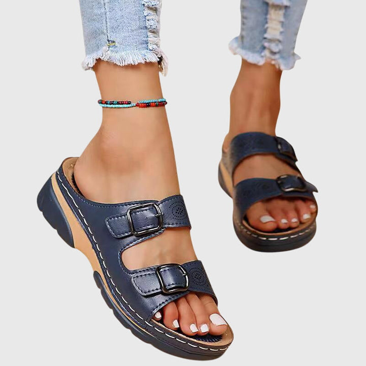 Diora | Sandalias ortopédicas de piel