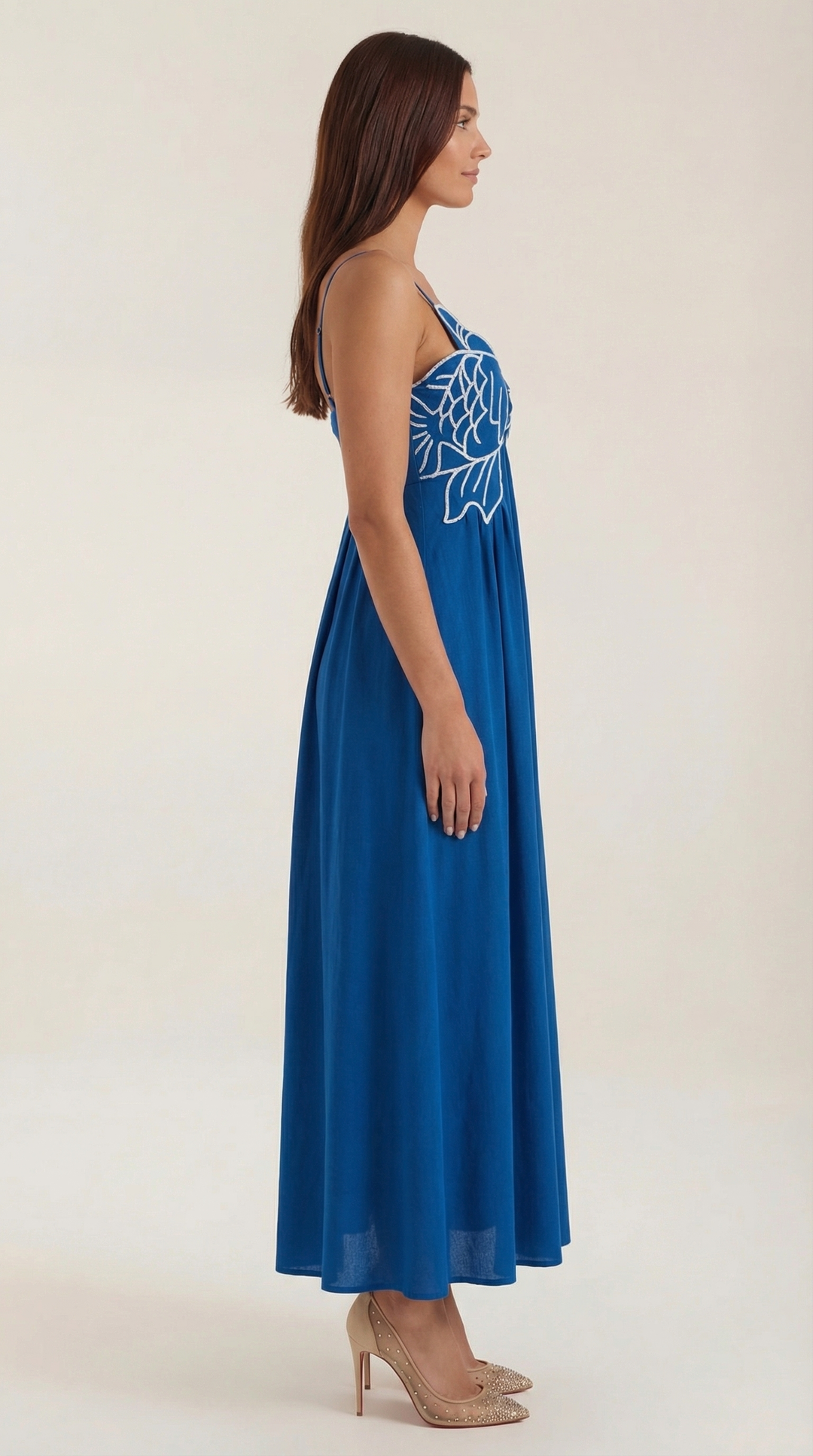 Embroidered Maxi Dress