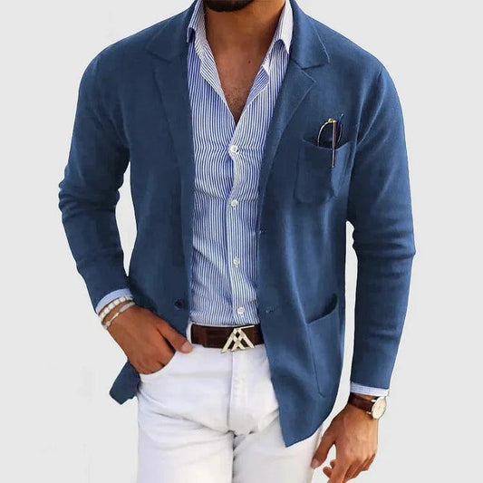 Blazer formal entallado para hombre