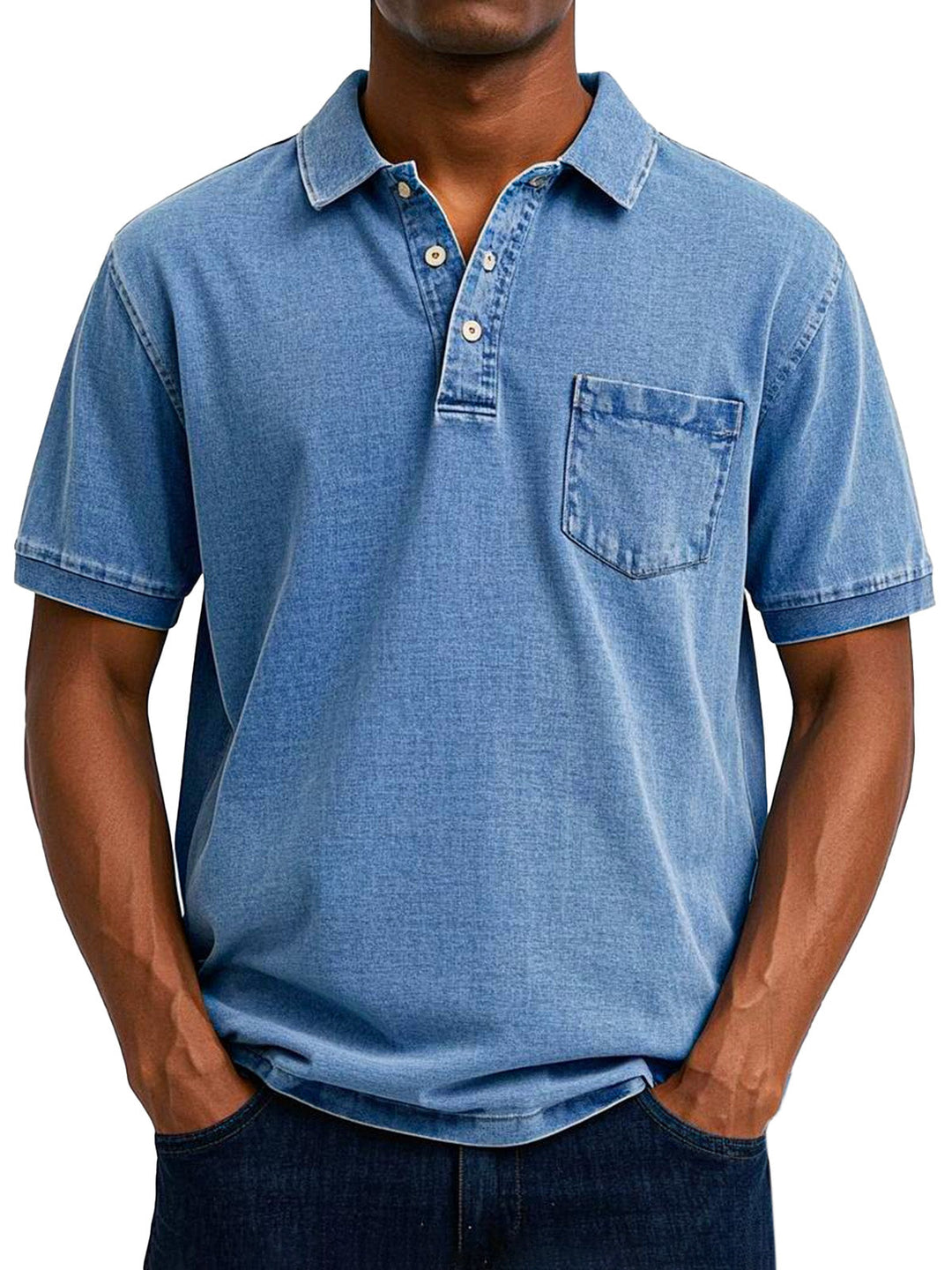 Polo holgado de estilo retro