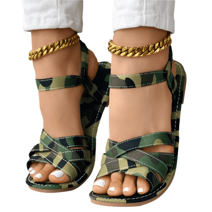 Sandalias de tiras Nantes Camouflage
