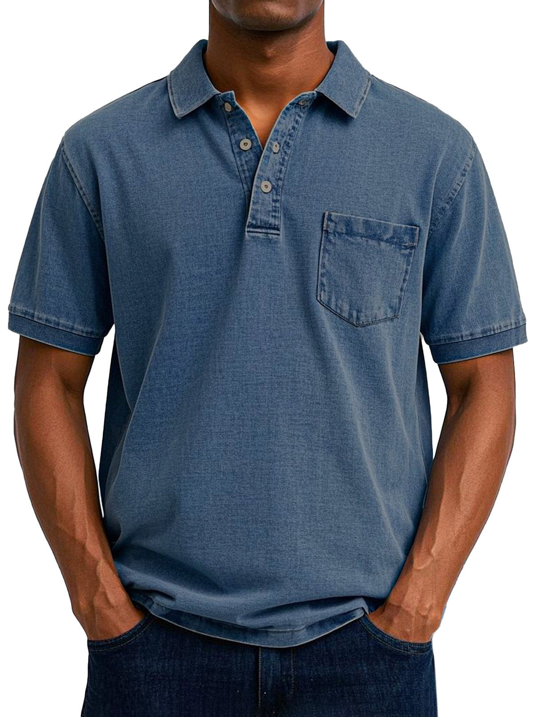 Polo holgado de estilo retro