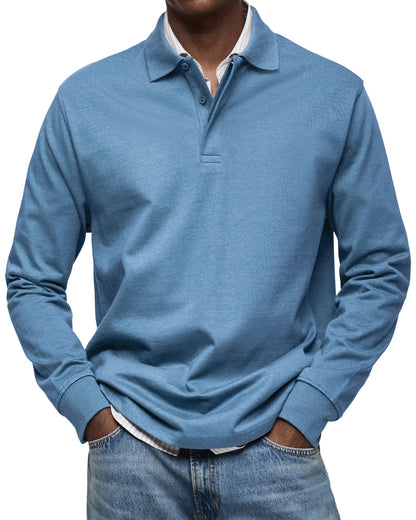 Classic Long Sleeve Polo Shirt