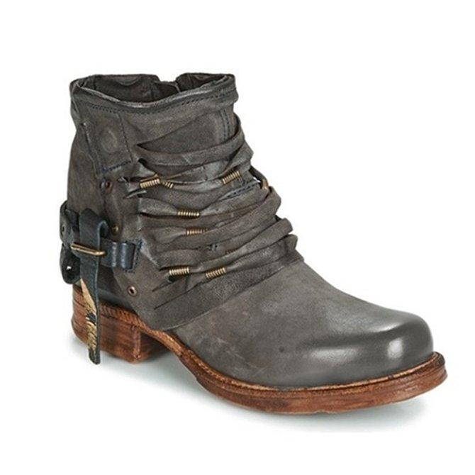 Women’s Casual Trendy Strap Short Boots