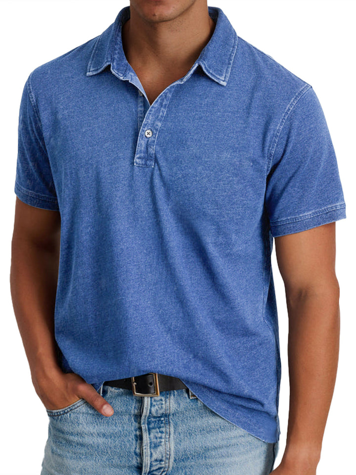 Camisa polo con cuello clásico