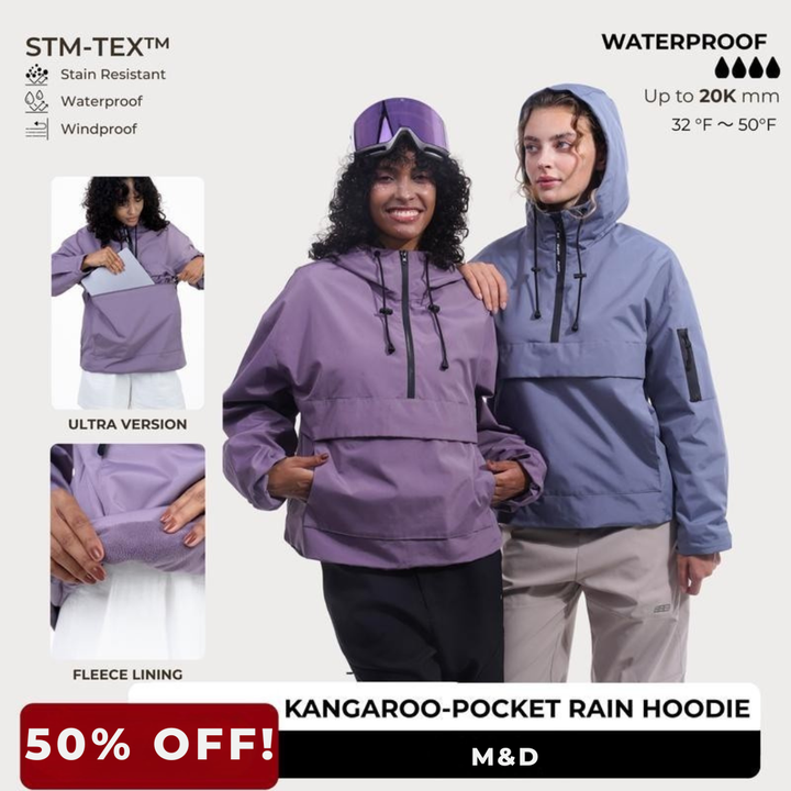 M&D™ - Waterproof Oversized Hoodie Coat
