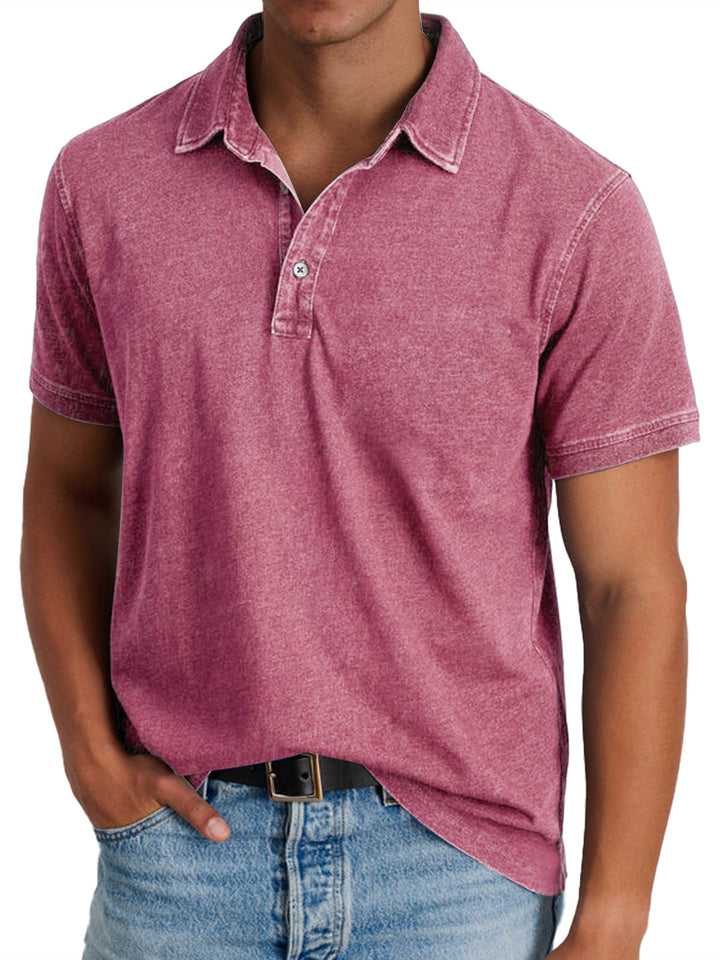 Camisa polo con cuello clásico
