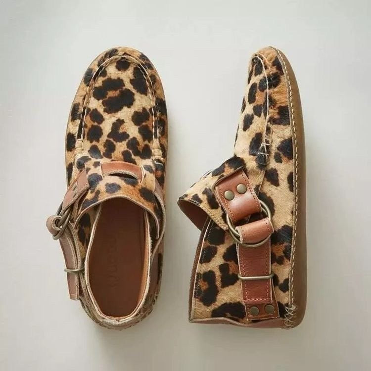 Zapatillas sin cordones de diseño artístico de gato para mujer