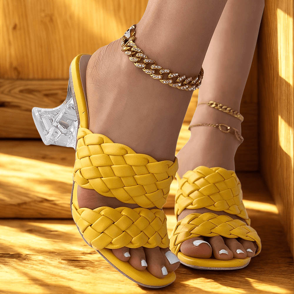 Sandalias Toledo de cristal trenzado