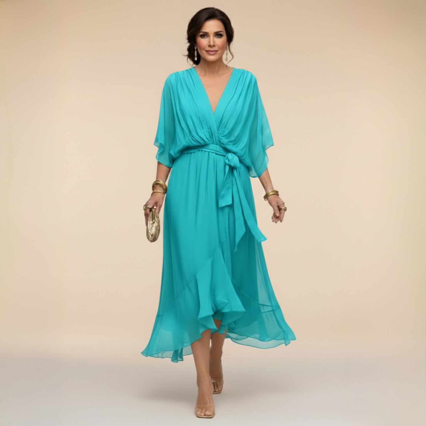 Sarah | Sandra V-Neck Dress
