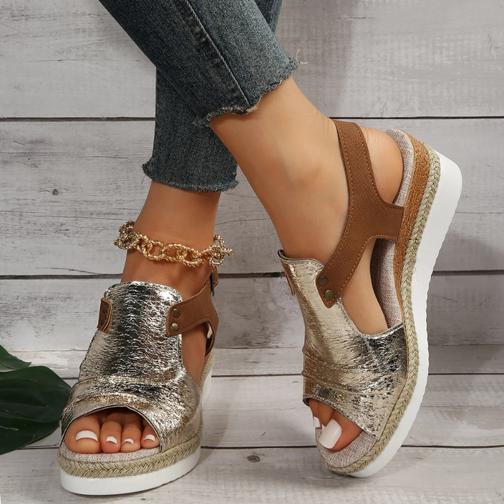 Sandalias casuales de tacón cuadrado Ravenna